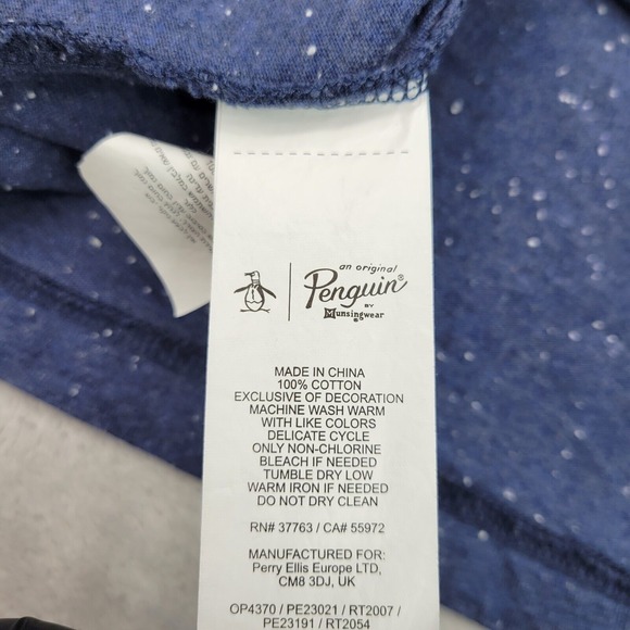 Penguin Shirt Mens Extra Large Crewneck Basic Base‎ Undershirt Original Adult XL - Picture 7 of 7